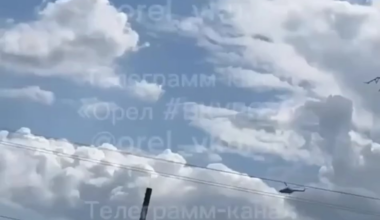 A Russian Mi-8 helicopter crashed near the village of Naryshkino, Oryol region. The pilots died.