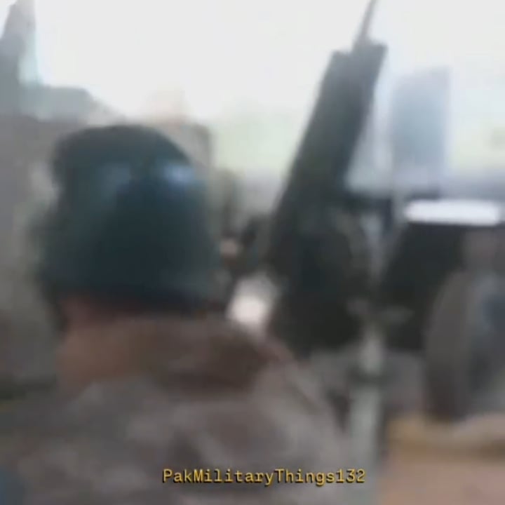 Pakistani motars firing at India