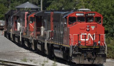 Trade war injects note of uncertainty into CN Rail outlook, as profits climb