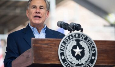 Texas Governor Greg Abbott. (AP)