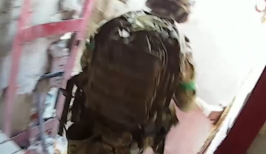 "Athena" of the International Legion of Defence Intelligence of Ukraine POV CQB, building clearance & taking a prisoner of war. Toretsk, Donetsk [Autumn 2024]