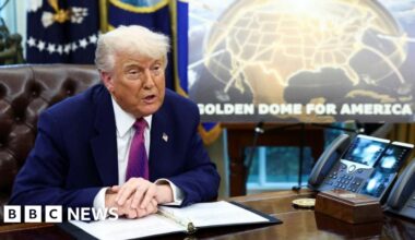 Trump unveils plans for 'Golden Dome' missile defence system
