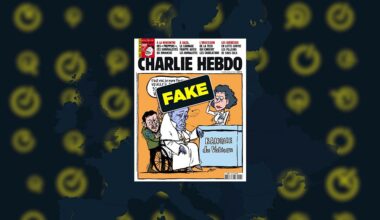 Fake Charlie Hebdo cover shows Zelenskyy exploiting Pope Francis’ death for cash