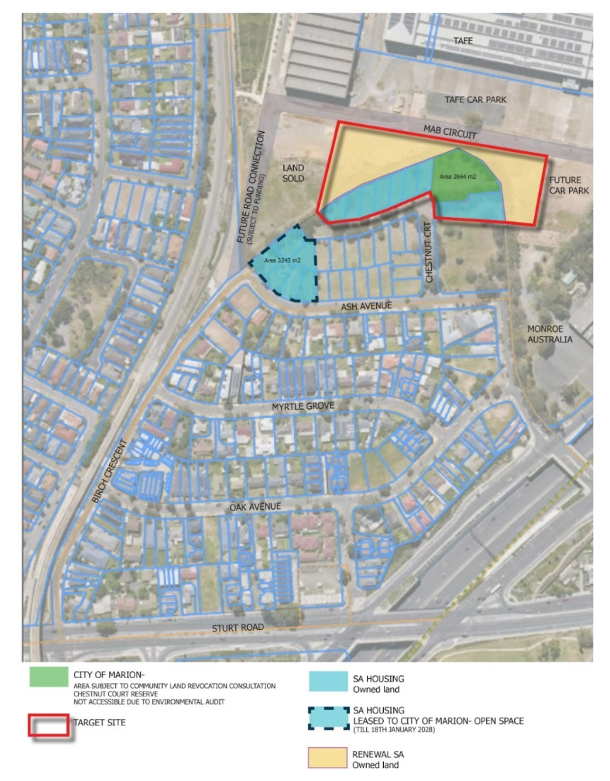The site of the proposed Tesla factory in Adelaide.