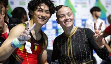 België eindigt met Jade Vansteenkiste zesde in gemengde teamfinale op EK Turnen