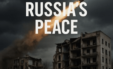 Russia has never sought peace - not in Chechnya, not in Syria, not in Africa, not in Crimea, not in Bucha, not now.Every “peace initiative” from Moscow is a regrouping tactic, not a step toward justice. Their idea of peace is silence over the ruins of others. War is Russia's peace!