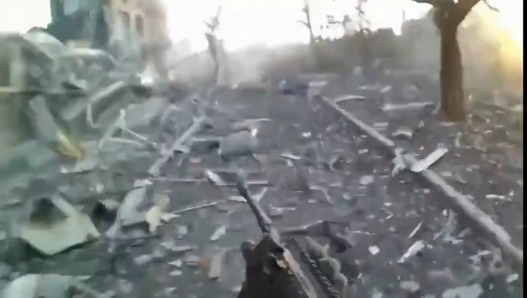 Intense street fighting: Ukrainian KORD (Police SOF) blew up Russian positions with IEDs. Toretsk, March 2025