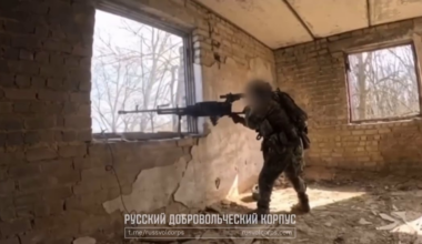 SOF of the Russian Volunteer Corps (fighting for Ukraine) targeted Russian Forces with heavy machine gun. Kupyansk direction. [Published 28.05.2025]