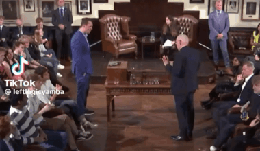 Charlie Kirk will not be returning to England after debating a professor from the smartest university on the planet on the Russia V Ukraine conflict.🤣🤣🤣