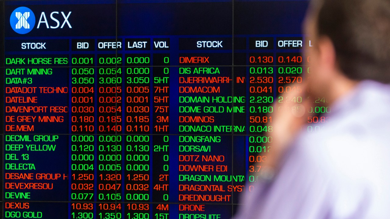 The ASX 200 has surged on Wednesday after investors on Wall Street were buoyed by the positive news of the progressing US-EU trade deal. Picture: Jenny Evans/Getty Images
