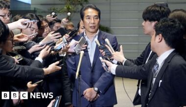 How a joke about rice cost a Japan cabinet minister his job