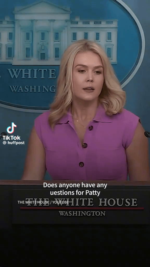Karoline “Karen” Levitt ignored reporters after asking if there were any further questions. This behavior exemplifies one of the most disrespectful and unprofessional administrations I have ever witnessed.