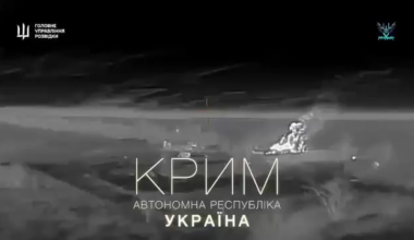 The Prymary unit of the HUR MO released a new video of long-range drone strikes on Russian valuable equipment in Crimea. This time, Russian P-18 radar positions were targeted.