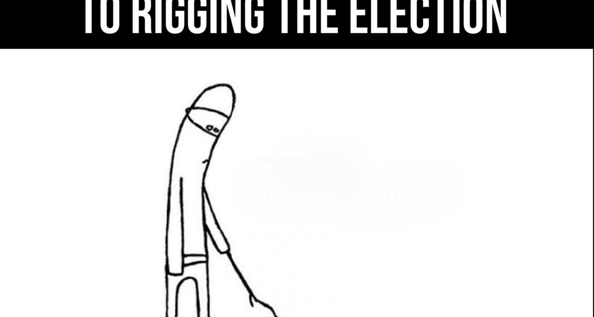 We’re just going to allow him to stay the president aren’t we. Sad face