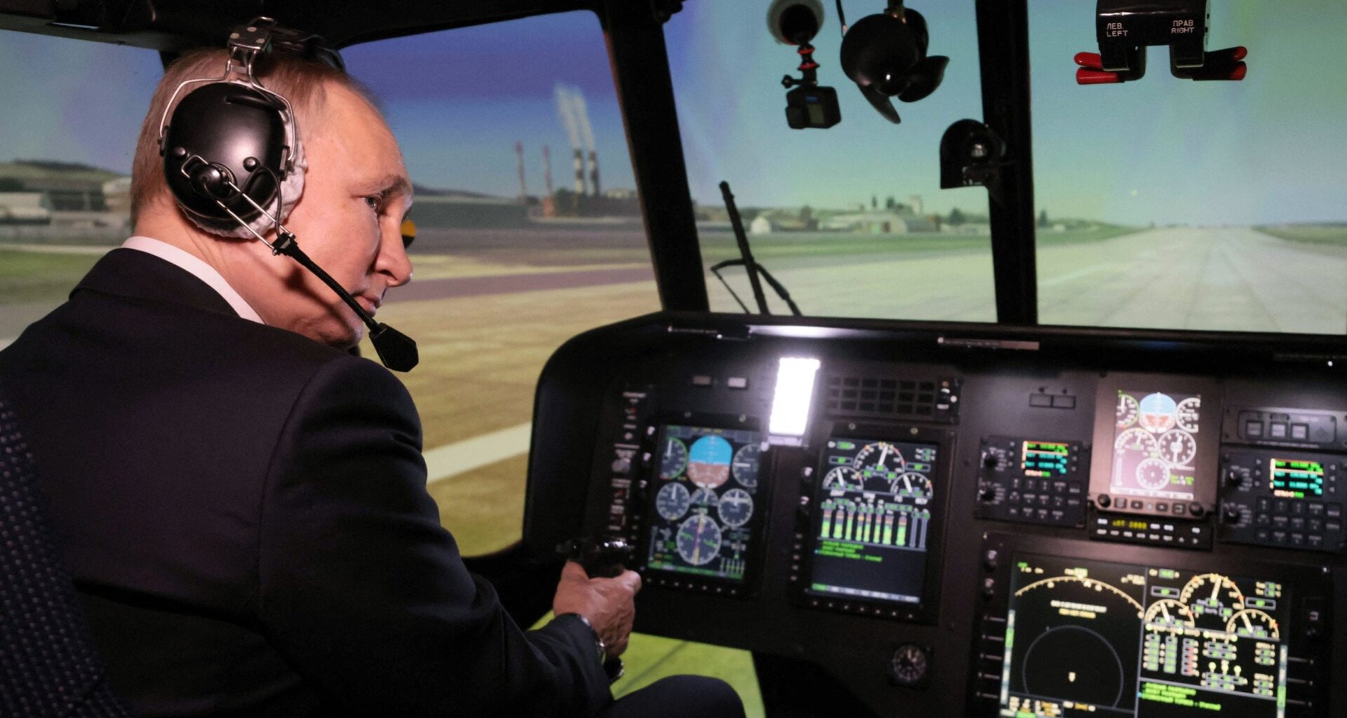 Putin's helicopter targeted in drone strike, commander says