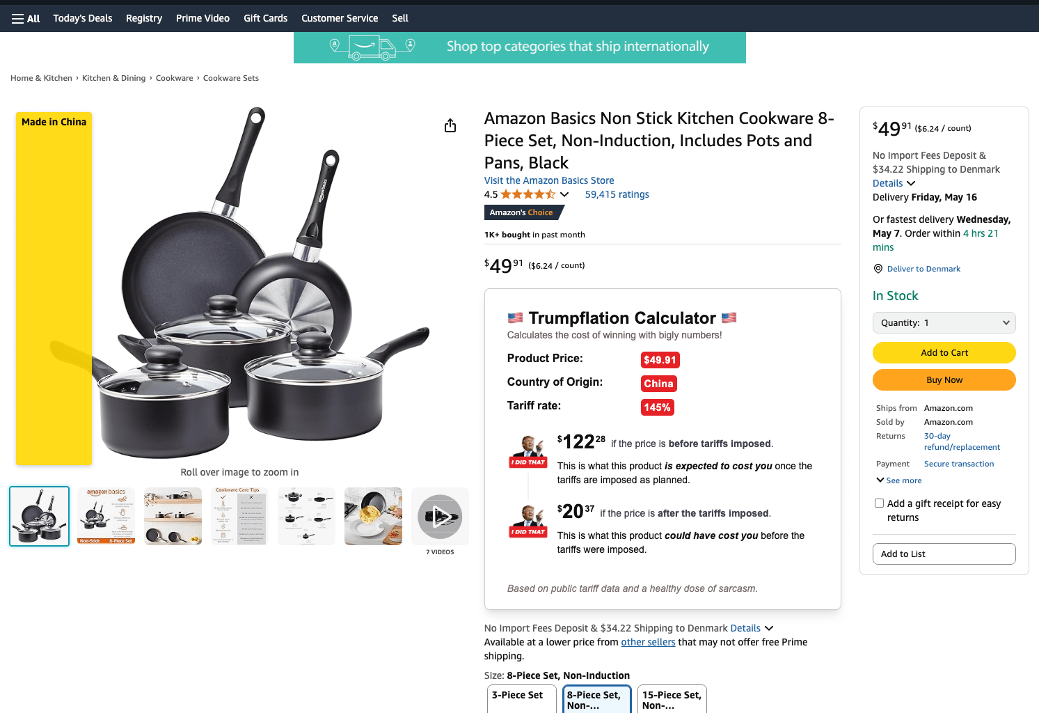 Jeff Bezos said he'd show tariffs on Amazon. Then Trump called. So I did it instead.