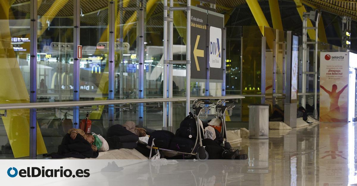 Aena impondrá controles de acceso en Barajas para evitar la entrada de personas sin techo