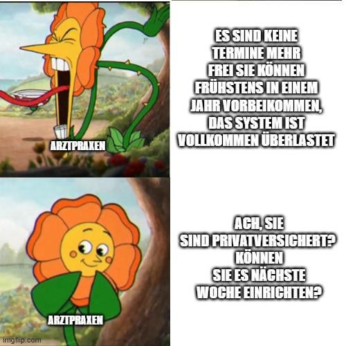 Krank sein muss man sich halt leisten können.