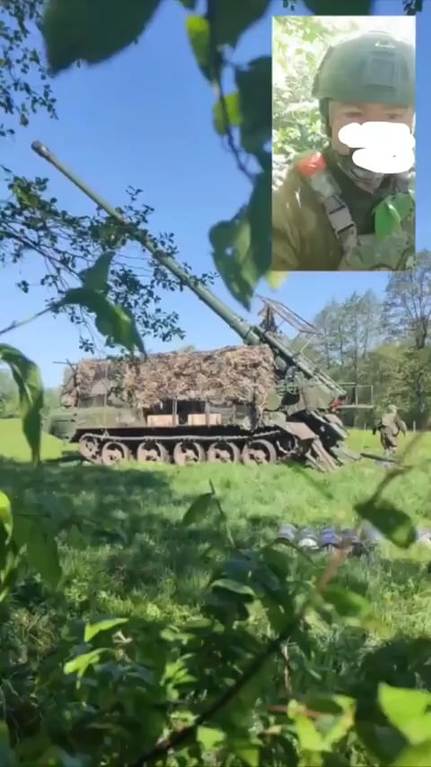 The first video of a 170 mm North Korean UAS M1989 Koksan fired at Ukrainian positions