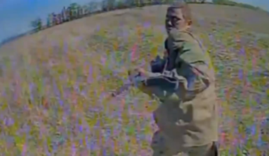 African mercenary fighting for Russia tried to outrun Ukrainian FPV drone in the Kupiansk direction