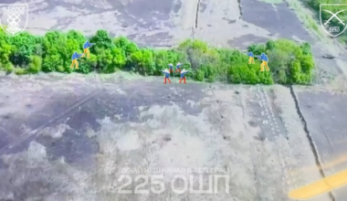 A russian infiltration group was encircled by Ukrainian forces who called in air support from 414th UAS Brigade "Madyars Birds" to take the enemies out. ["Alliance Division" Recon Group, 225th Assault Regiment, May 2025]