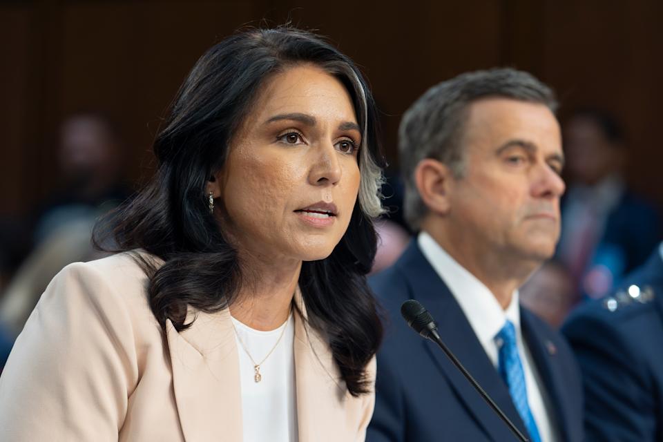Director of National Intelligence Tulsi Gabbard and CIA Director John Ratcliffe