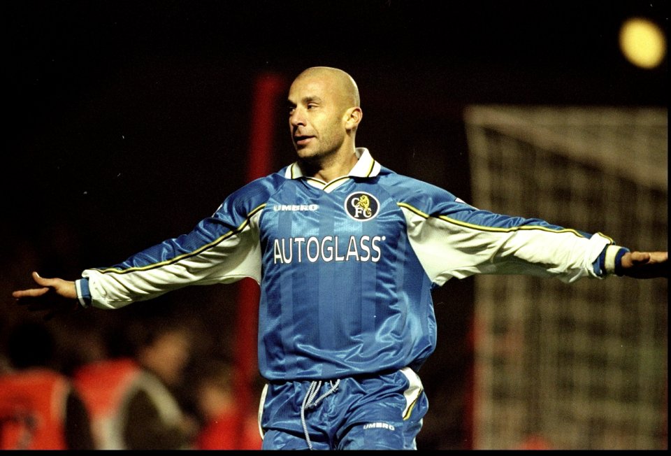 Gianluca Vialli took charge of Chelsea between 1998 and 2001, starting his tenure with European glory in his first season