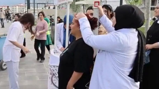The campaign, run under the slogan “know your weight, live healthy,”(X/@Adalet82_82)