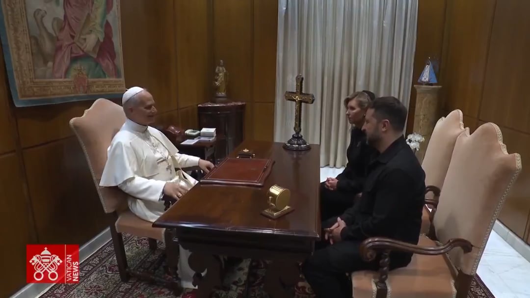 Vatican releases footage of Zelensky meeting with Pope Leo XIV. 18.05.2025
