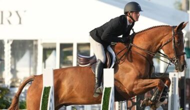 Equestrian Cody Rego Begins Event In Belgium