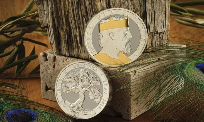 New coin honouring first Croatian King Tomislav released