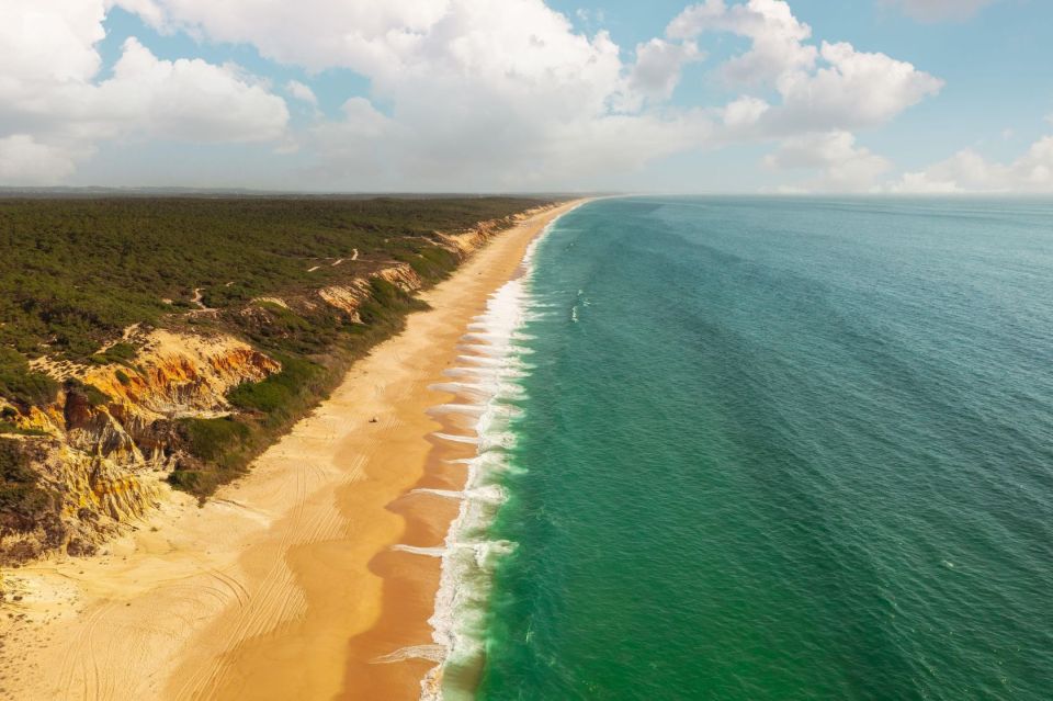 Aerial view of CostaTerra Golf and Ocean Club beach.