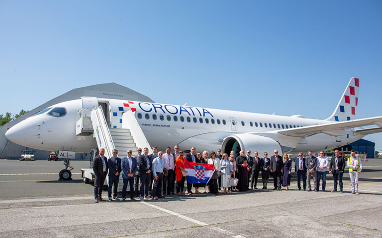Croatia Airlines welcomes new Airbus A220 named ‘Vukovar’