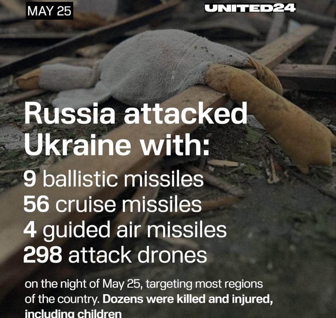 The only “peace memorandum” Russia offers is 69 missiles and 298 drones raining down on sleeping Ukrainians