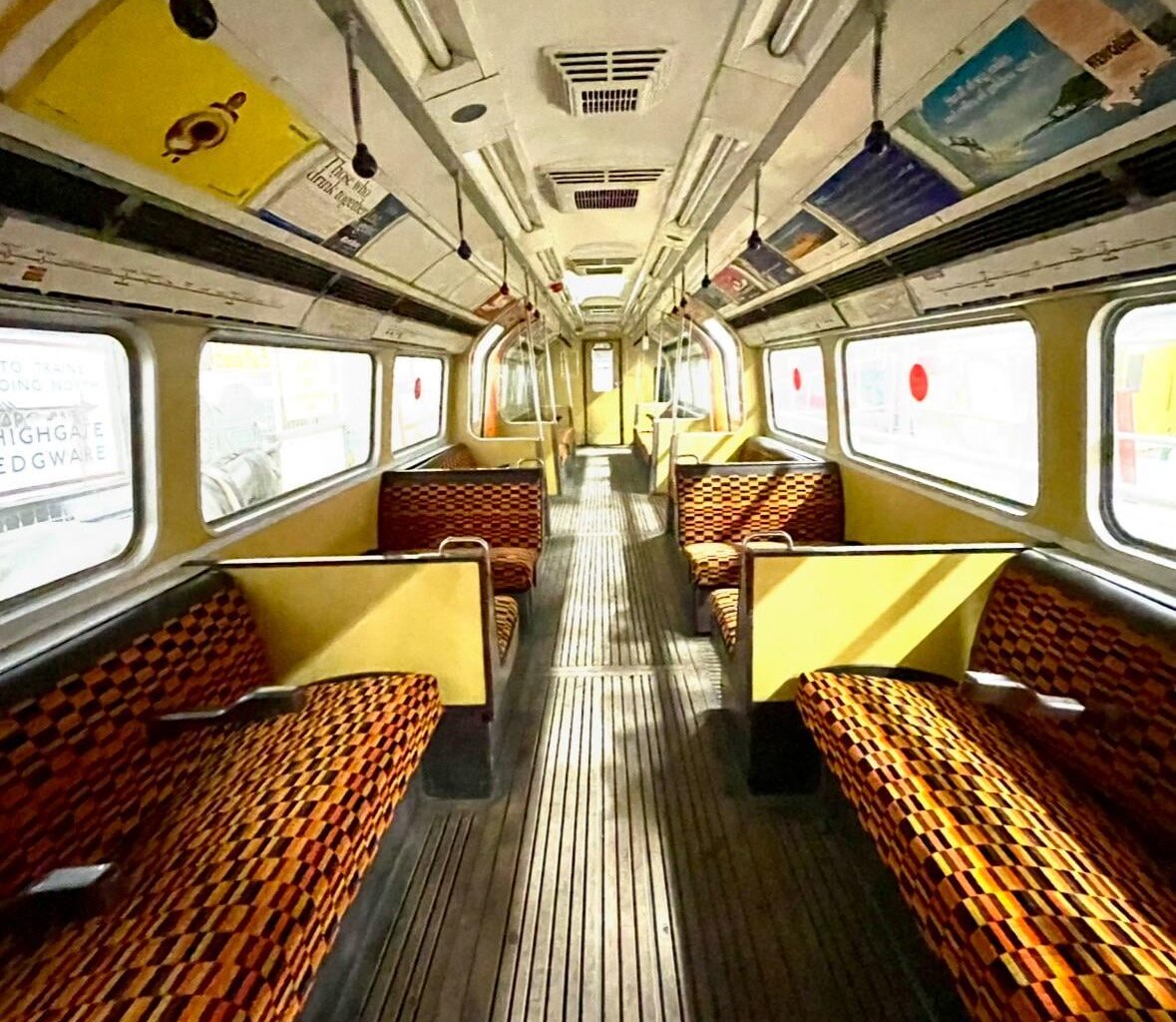 Who remembers tube trains like this?
