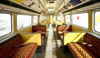 Who remembers tube trains like this?