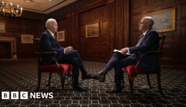 Biden's first interview since leaving the White House