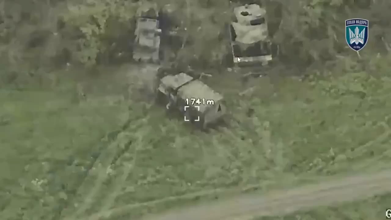 A ~10-minute-long video from the 414th Strike UAV Brigade, narrated by Robert Brovdi "Madyar," shows attacks on a large number of Russian targets in the Donetsk Oblast.