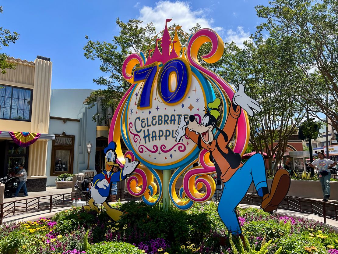 Disneyland is celebrating its 70th anniversary in Anaheim, California.
