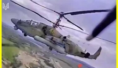 Ukraine's Bombus unmanned aerial system has hit Russia's most advanced Ka-52 Alligator attack helicopter at a cost of $16 million