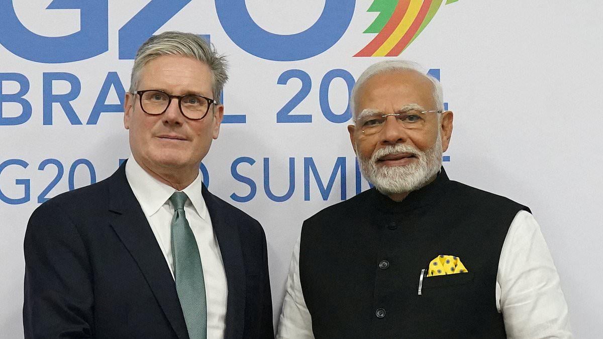 'British workers come last': Fury as employers who hire Indian workers are given a major tax break under Labour's free trade deal