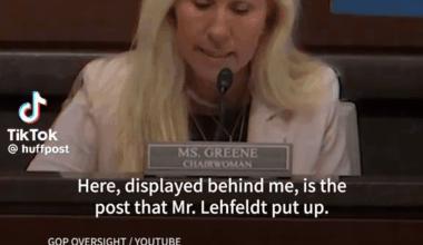 Marjorie Taylor Greene got caught shamelessly misrepresenting the image of a witness during a recent DOGE hearing — and her reaction was cringey, to say the least.