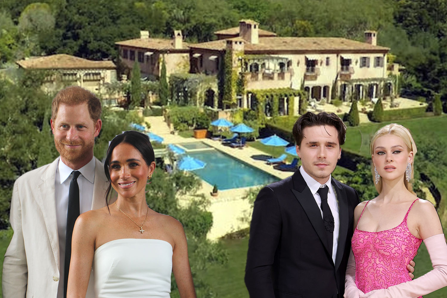 Prince Harry & Meghan's secret mansion summit with Brooklyn Beckham & Nicola Peltz to share trauma of toxic family feuds