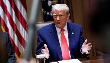 US President Donald Trump attends a cabinet meeting at the White House in Washington. Photo: REUTERS/Nathan Howard