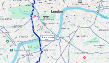 Stops along my mega walk