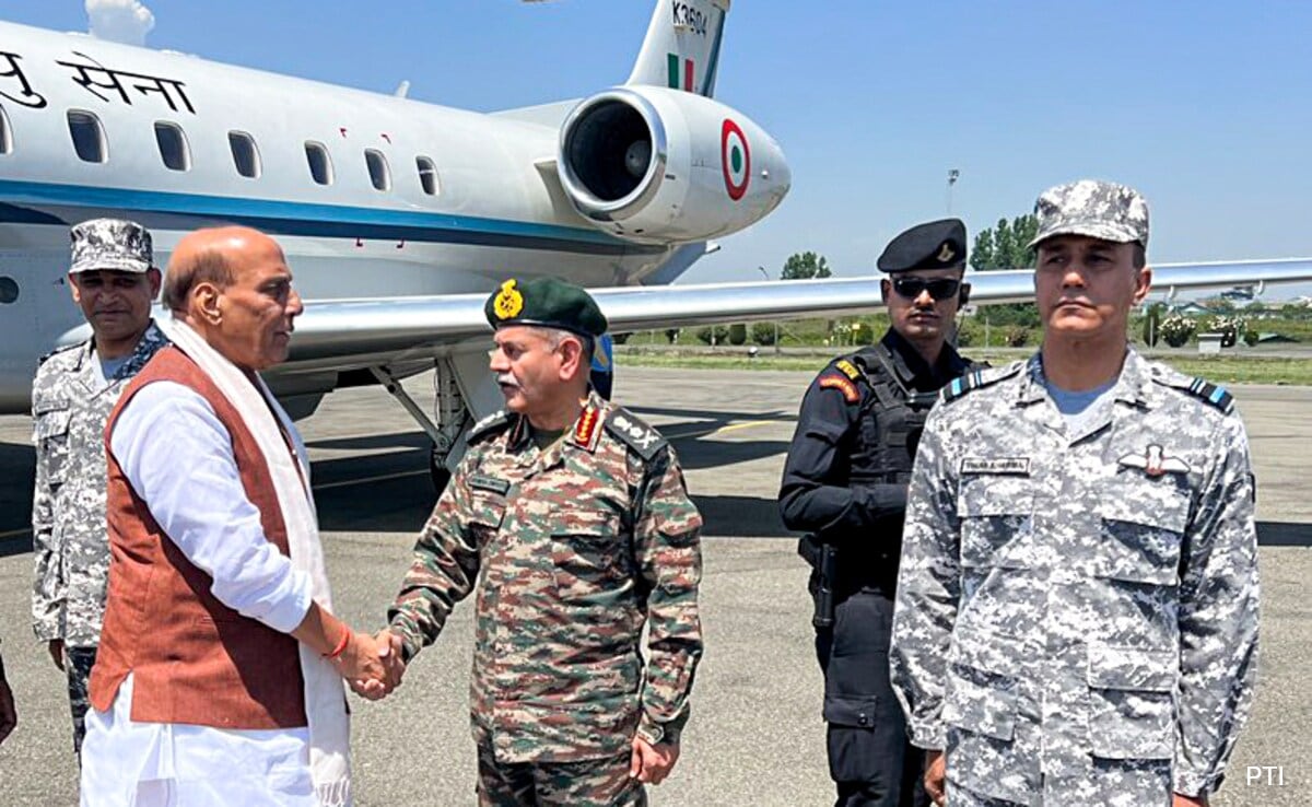 Defence Minister Rajnath Singh Bhuj Airbase Visit, Ceasefire Extended Operation Sindoor Indus Water Treaty India Pak Tensions