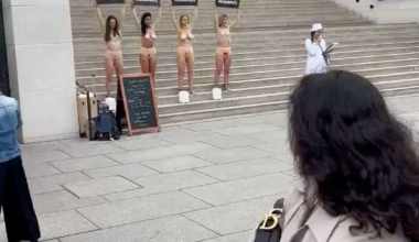 Anti-milk protest spotted in Berlin, how woke can German be?