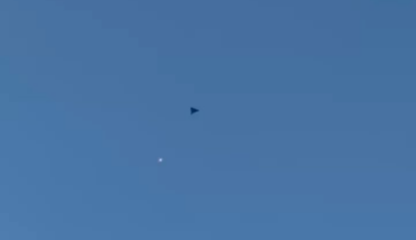 Footage of a Ukrainian border guard unit shooting down several Iranian/Russian "Shahed" UAVs during an attack