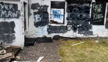 This was Jimmy Savilles house in Scotland right before it was demolished.