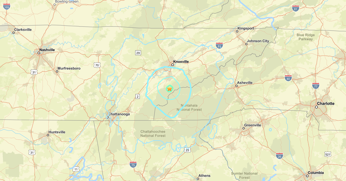 Preliminary 4.1 magnitude earthquake jolts Tennessee, parts of Georgia and North Carolina